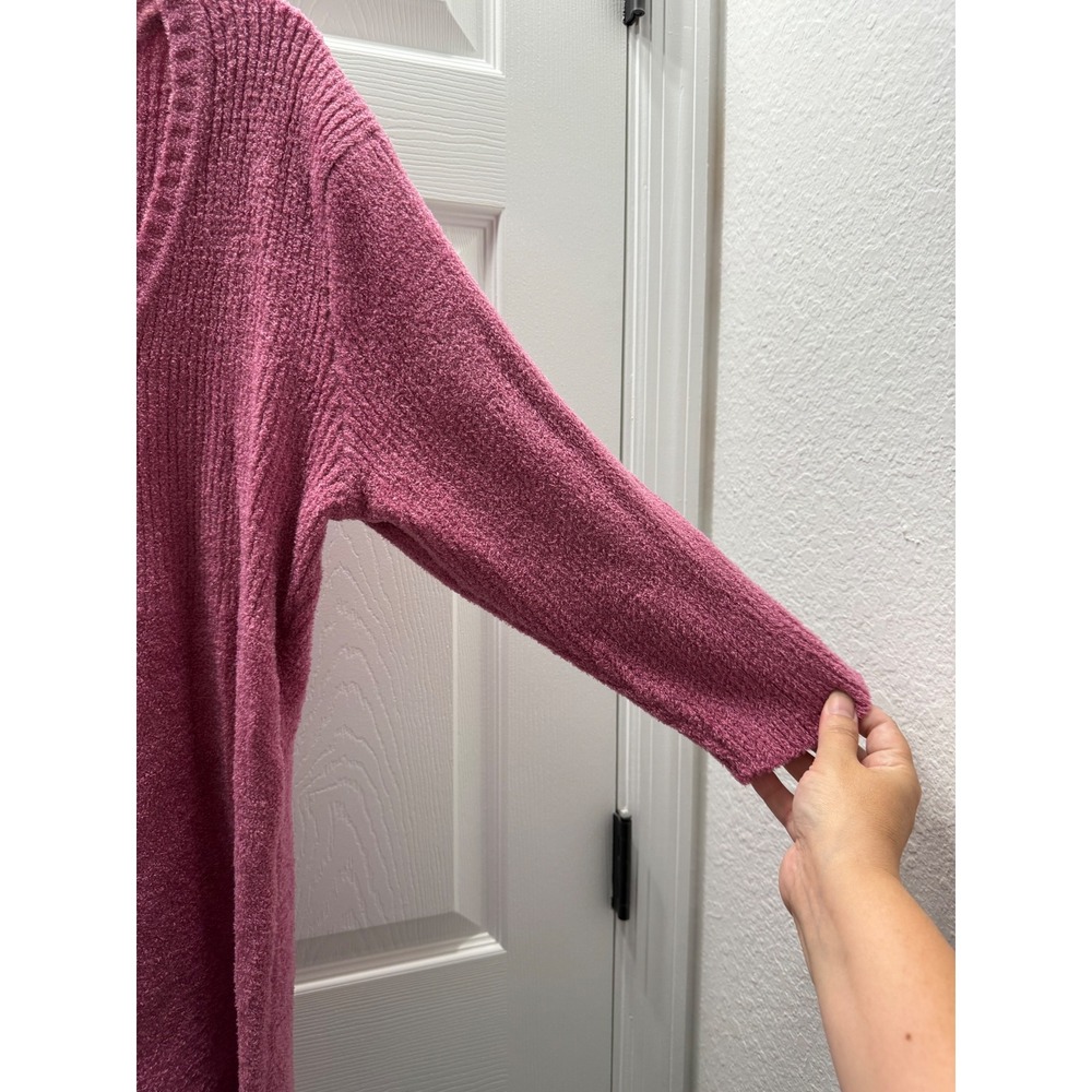 Torrid Berry Pink Chenille Knit Scoop Neck Sweater Womens Plus Size 3 NWT NEW 3X - Picture 5 of 7